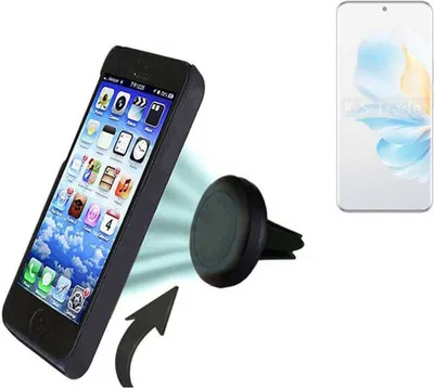 Produktbild von K-S-Trade kompatibel mit Honor 100 Auto Handy Halterung KFZ Halter Lüftungsgitterhalterung Air Vent mount Smartphone Halter