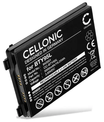 Produktbild von CELLONIC 1x Akku für Barcode Scanner Kompatibel mit Newland MT93 Megattera, BTY95L - (5000mAh, 3.85V)