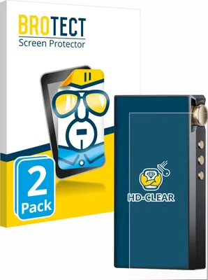 Produktbild von 2x Für Cayin N3-Ultra Schutzfolie BROTECT Displayschutz Display Schutz Folie Klar Transparent