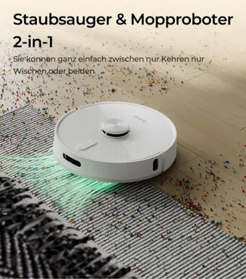 Produktbild von Redkey R10 Saugroboter LiDAR-Navigation 4000Pa App-Steuerung