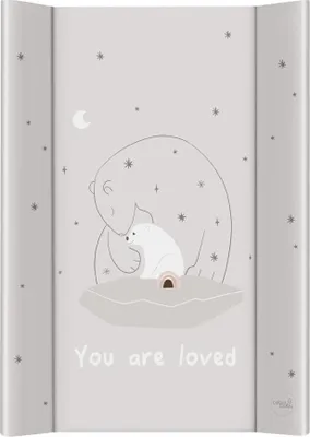 Obrázek produktu pro CEBA BABY Podložka přebalovací 2-hranná s pevnou deskou (50x70) Basic Polar Bears