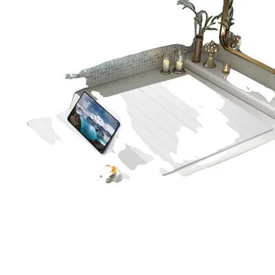 Produktbild von Badewannenabdeckung, wasserdichtes PVC-Design, einfache Aufbewahrung, Temperaturisolierung ,