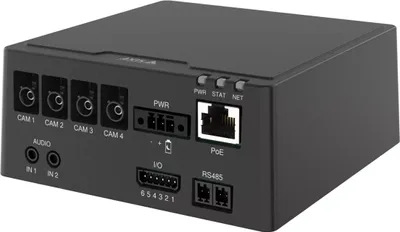 Produktbild von Axis F9114-R Mk II, Basiseinheit, Drinnen, Axis, Schwarz, IP3X, H.264, H.265, M-JPEG