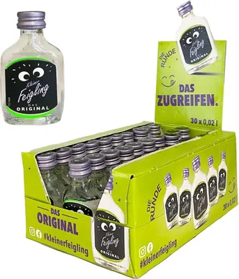 Immagine prodotto di Little coward il liquore di fichi originale | 20 % vol | 30 x 0,02 l