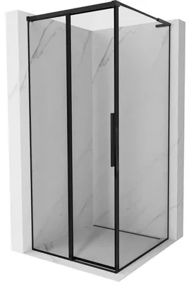 Obrázek produktu pro Mexen Rox L sprchový kout posuvný levý 120 x 120 cm, černý rám, černý - 8C2L-120-120-70-70-L