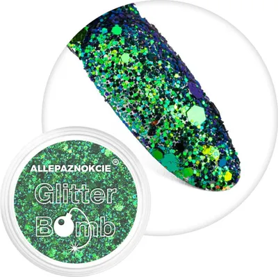 Obrázek produktu pro Glitter Bomb Effect Nail Powder Allepaznokcie No. 05