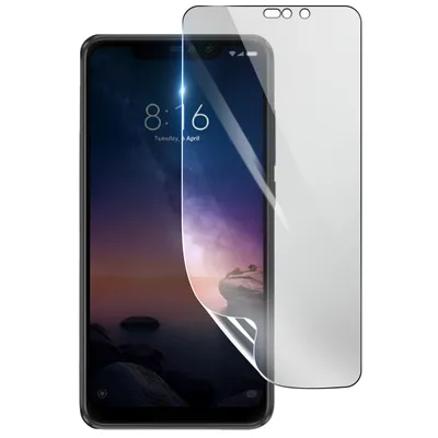Image de 3mk, protection d'écran hydrogel antichoc et anti-rayures pour Xiaomi Redmi Note 6 Pro, Transparent