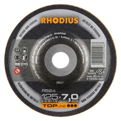 Produktbild von Rhodius Schleifscheibe RS 24 125x7,0x22,23mm Aluminium Topline - 200357