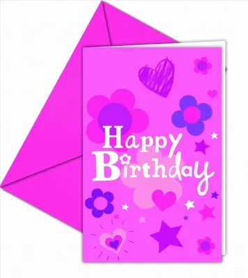 Produktbild von Happy Birthday Mädchen Einladungskarten mit Umschlag
