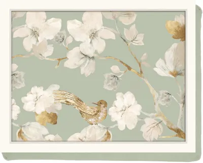 Produktbild von CreativeTops Knietablett mit Kissen Duck Egg 44 x 33 Tablett Magnolie Blume