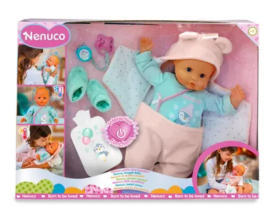 Produktbild von Nenuco 700017360, Babypuppe, Weiblich, 2 Jahr(e), Junge/Mädchen, Mit Ton, Lichteffekte