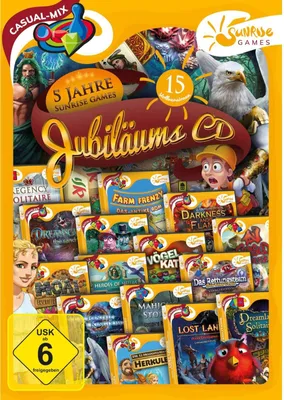 Produktbild von Sunrise Games Jubiläums Box 15 Vollversionen, PC