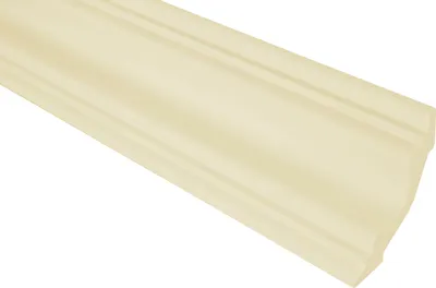 Produktbild von GRAND DECOR Stuckleisten Decke modern, PolyurethanHartschaum & Flexibel - 2m Deckenleisten glatt Eckprofile Kranzleisten Deckenzierleisten (20 Meter P814 flexi)