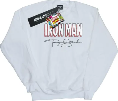 Produktbild von Marvel - "AKA Tony Stark" Sweatshirt für Damen BI25494 (M) (Weiß)