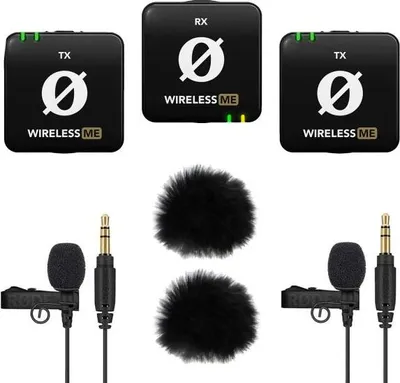 Produktbild von Rode Wireless ME Dual mit 2x Lavalier GO und 2x WS05