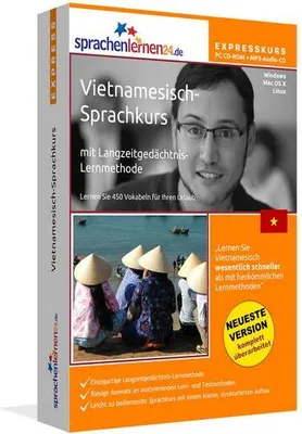 Immagine prodotto di Sprachenlernen24.de Vietnamesisch-Express-Sprachkurs PC CD-ROM für Windows/Linux/Mac OS X + MP3-Audio-CD: Werden Sie in wenigen Tagen fit für Ihre Reise nach Vietnam