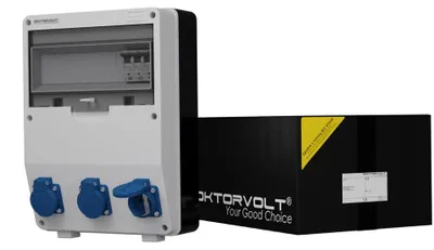 Immagine prodotto di Distributore di corrente da cantiere Distributore di corrente TD-S 3x230V
Prese Schuko Mennekes Distributore a parete Distributore di prese Doktorvolt