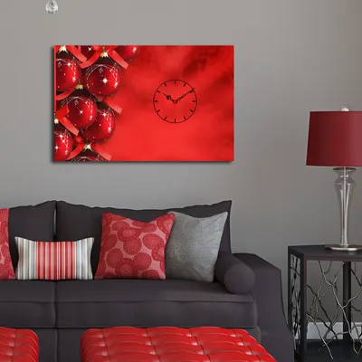 Produktbild von Opviq, YYCS- CST1608, Bunt, Wanduhren, 45 x 70, 100% Wildleder -Leinwand