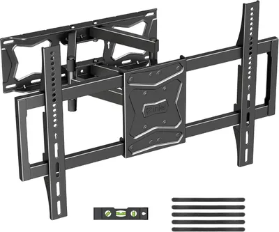 Productafbeelding van Ultraplatte tv - Muurbeugel voor de meeste 37-86 inch flatscreen - - gebogen tv's tot 60 kg - Zwenk