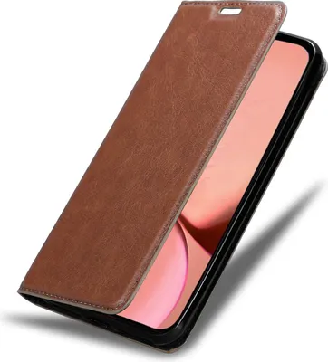 Produktbild von Cadorabo Hülle für Apple iPhone 13 Schutz Hülle in Braun Handyhülle Etui Case Cover Magnetverschluss