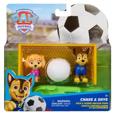 Produktbild von Pack Chase und Stella, Paw Patrol – 2 Figuren + Tornetz – SPIN MASTER – Ab 3 Jahren