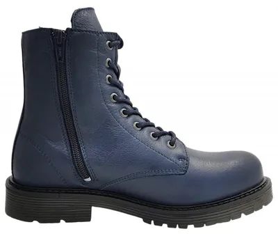 Imagen del producto de Apple of Eden: Botas de cordones para mujer, color azul, para uso casual