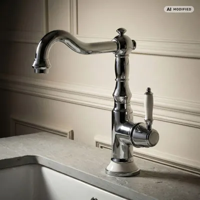 Produktbild von PaulGurkes Küchenarmatur Retro Waschtischarmatur Nostalgie Wasserhahn