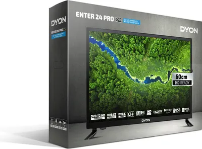 Produktbild von DYON Enter 24 Pro X2, 24" (60 cm) HD LED TV mit HD Triple Tuner (DVB-C/-S2/-T2), Hotel Modus, USB Media Player