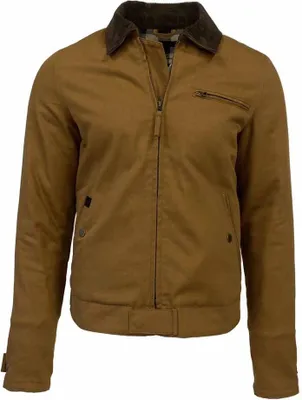 Image de Veste de moto Rokker Canvas, marron, 3XL