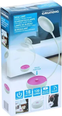 Obrázok produktu pre GRUNDIG Prenosná lampa na čítanie modráED-203229blue