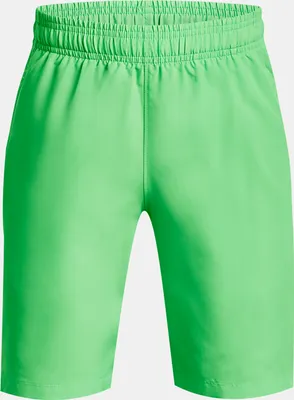 Produktbild von Under Armour UA Woven Graphic Shorts-GRN YXS