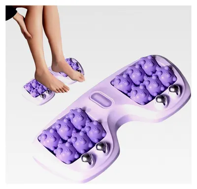 Produktbild von Fußmassagerolle für Tiefengewebe, Muskeln und Druckpunkte, Doppel Fußmassager für Stressabbau