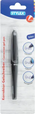 Produktbild von Korrektur-Gelschreiber / blauschreibend 0,7 mm / Farbe: schwarz