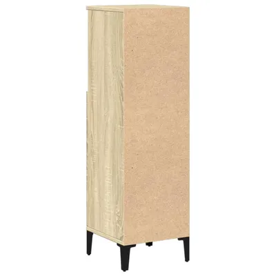 Produktbild von vidaXL Badschrank Sonoma-Eiche 30x30x100 cm Holzwerkstoff