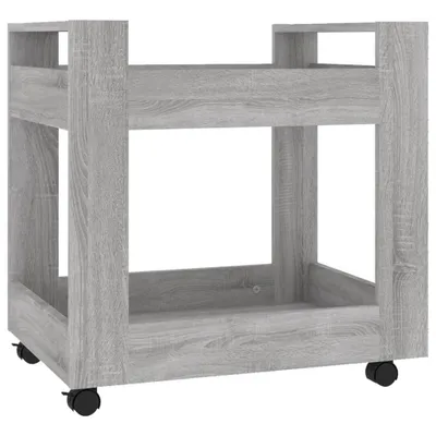 Produktbild von vidaXL Bürowagen Grau Sonoma 60x45x60 cm Holzwerkstoff