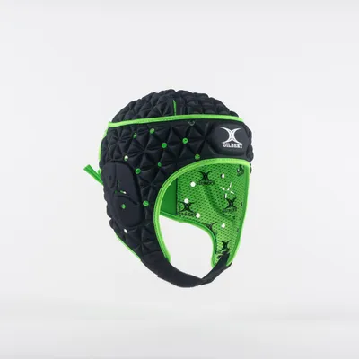 Produktbild von Gilbert Rugby Kopfschutz schwarz small - schützender Headguard