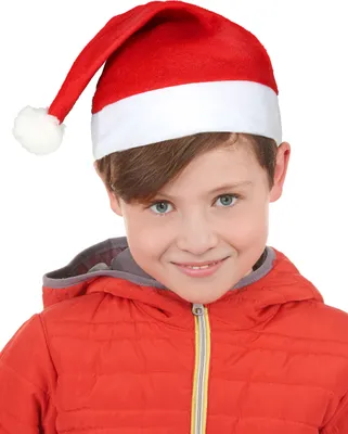 Immagine prodotto di Cappello di Natale per bambini rosso e bianco - taglia unica