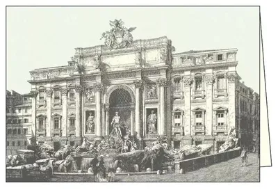 Produktbild von Notizblock mit Umschlag ITW 002 Roma Fontana di Trevi – Rossi