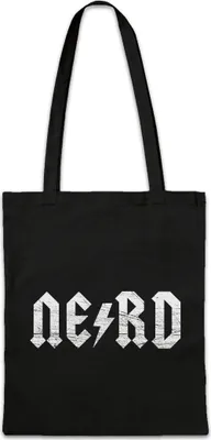 Produktbild von Urban Backwoods Nerd Lightning, Stofftasche, Farbe: Schwarz