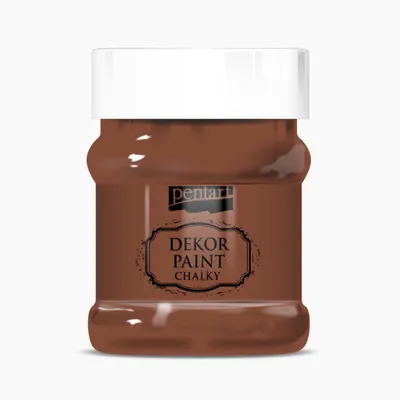 Produktbild von PENTART Dekorfarbe Chalky, 230 ml, Braun