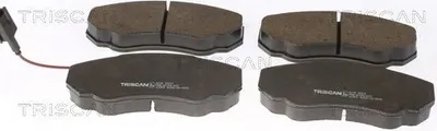 Produktbild von TRISCAN Bremsbeläge Bremsklötze mit Warnkontakt 8110 10531