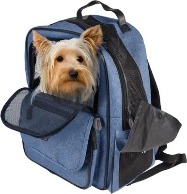 Productafbeelding van Flamingo - Rugzak voor huisdieren – Transporttas voor honden en katten – 43 x