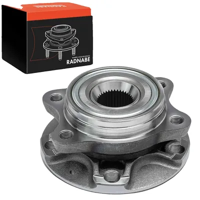 Imagen del producto de Kit de buje de rueda, diámetro interior de 85 mm, diámetro exterior de 130,7 mm, diámetro del círculo de pernos de 112 mm, tornillos de montaje, diámetro del buje de la rueda de 68 mm