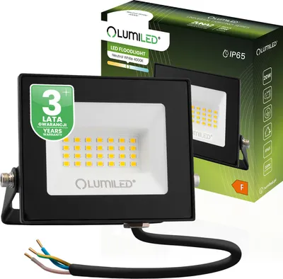 Produktbild von LUMILED LED Strahler 20W Superhell Außenstrahler 1800Lm LED Fluter Strahler für Außen IP65 Wasserdicht 4000K Neutralweiß Scheinwerfer Flutlichter schwarz Flutlichtstrahler