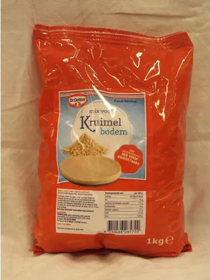 Produktbild von Dr. Oetker Mix voor Kruimel Bodem 1000g Packung (Krümelboden Mischung)