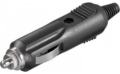 Produktbild von Lötbarer Zigarettenanzünderstecker PSIG3A 12V 3A Schwarz für Fahrzeugkabel