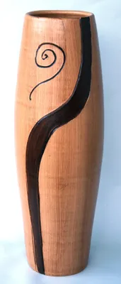 Produktbild von BODENVASE "ONDA Modell2" - Größe: ca.60 CM Hellbraun