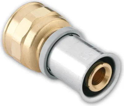 Produktbild von ROTH WERKE Roth Übergangsmuffe, 20 mm, 3/4" IG, Messing, 1 Stk.