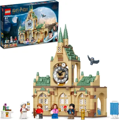Produktbild von LEGO 76398 Harry Potter Hogwarts Krankenflügel, Schloss-Spielzeug mit Minifiguren aus Der Gefangene von Askaban, Geschenk für Jungen und Mädchen