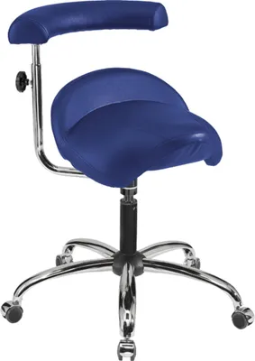 Produktbild von Meychair Hocker 9729 A20-08-TR-Comfort-KL4 Rollen Arm bl